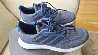 Adidas Energyfalcon Talla 45 1/3 Azul/Gris