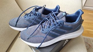 Adidas Energyfalcon Talla 45 1/3 Azul/Gris