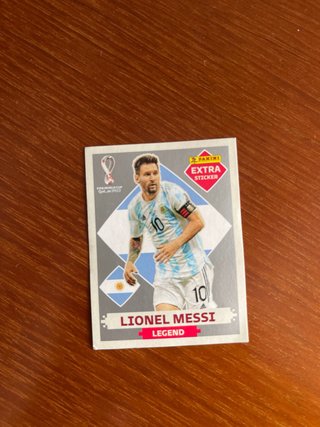 Messi Extra Sticker Plata Mundial 2022