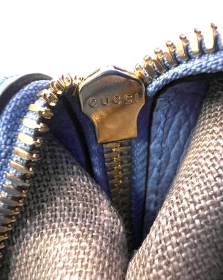 Bolso Gucci Bree Canvas GG Azul/Marrón