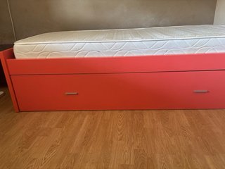 Cama nido roja 190x90