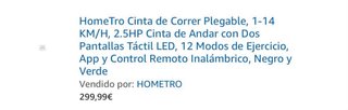 Cinta de correr plegable Home
