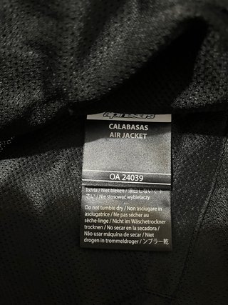 Chaqueta Alpinestars Calabasas Negra