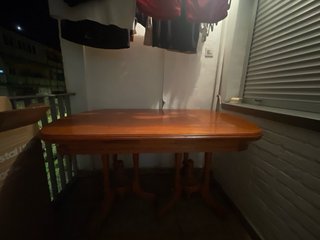 Mesa de comedor extensible roble