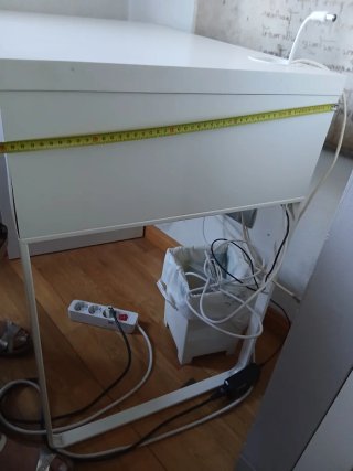 Mesa de estudio blanca