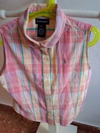Camisa sin mangas Ralph Lauren niña XL