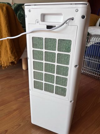 Ventilador de agua fría blanco