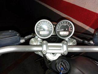 BMW R Ninet Scrambler Plata/Burdeos