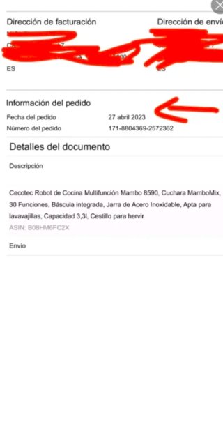 (URGE) Robot Cocina Cecotec Mambo 8590