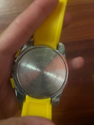 Reloj Ferrari Amarillo y Plateado