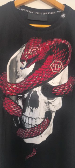 Camiseta Philipp Plein calavera y serpiente t. XL