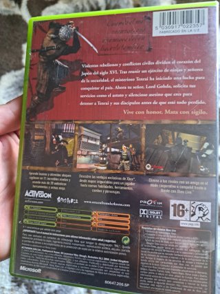 Tenchu Regreso Tinieblas PAL España Xbox