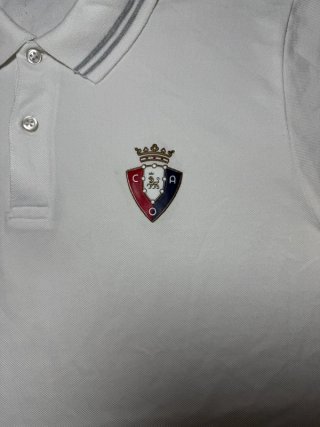 Polo Hummel CA Osasuna blanco oficial talla M