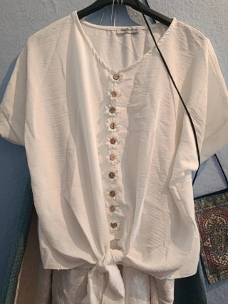 Traje Feria Franca Beige y Blanco
