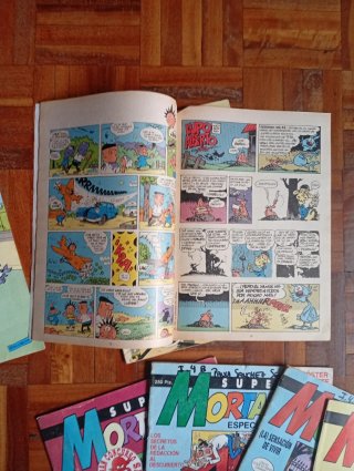 Lote Cómics Olé y Revistas Mortadelo y Filemón