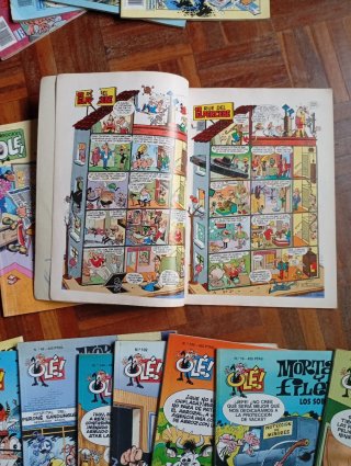 Lote Cómics Olé y Revistas Mortadelo y Filemón
