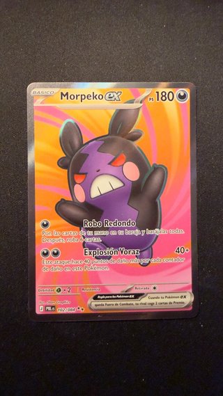 Carta Pokémon Morpeko EX 102/084