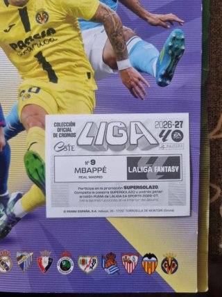 Cromo Mbappé LALIGA FANTASY Blindado 26/27