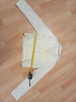 Chaqueta corta fuera de blanco  Y   brillante  Tal
