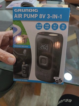 Compresor Aire Portátil Grundig 8V 3-en-1