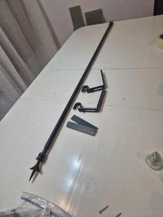 Barra Cortina Extensible Negra