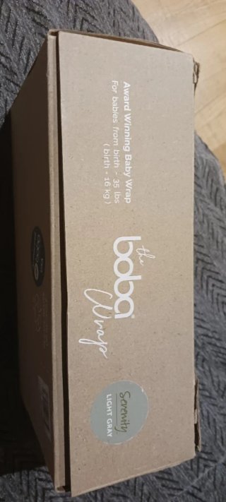 Fular portabebés Boba Wrap gris
