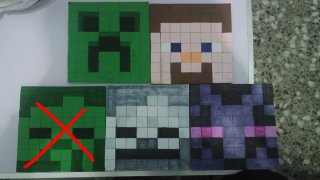 Sottobicchieri Minecraft Set 4 Pezzi