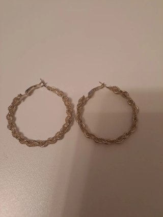 Orecchini a cerchio in argento