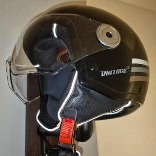 Casco Jet Negro NZI