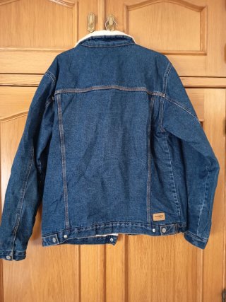 Chaqueta vaquera borrego Pull&Bear Talla XL