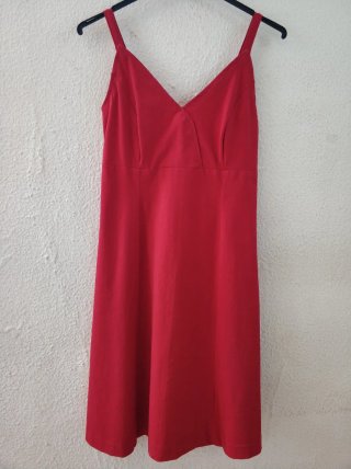 Vestido de Verano Rojo Elegante