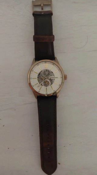 Reloj Fossil Flynn Skeleton Automático BQ2215