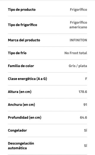 Frigorífico americano
