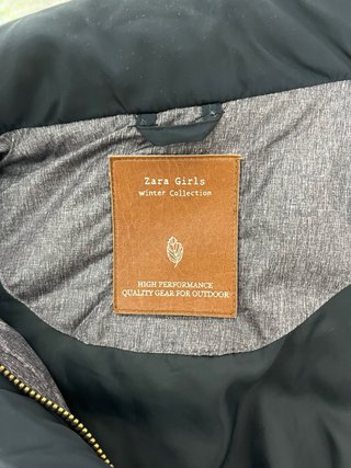Chaleco acolchado Zara azul marino