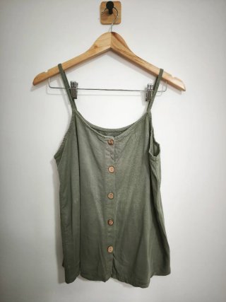 Camiseta de tirantes verde