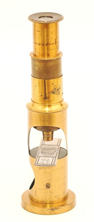 Microscopio antiguo de tambor (c.1850)