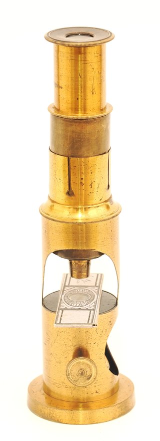Microscopio antiguo de tambor (c.1850)