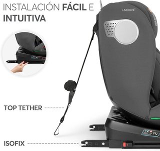 Silla Coche Kikka Boo i-MOOVE Grupo 0-1-2-3