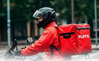 Mochila Repartidor Fliits Roja