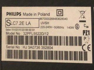 Televisor Philips 32 Negro