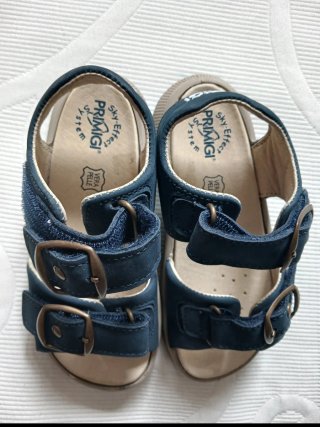 Sandalias Primigi cuero azul T27