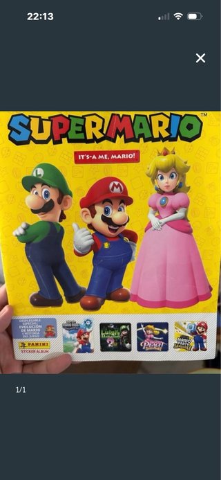 Álbum Cromos Panini Super Mario