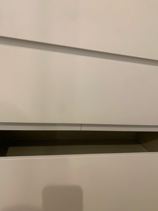 Cómoda MALM Ikea blanca 4 cajones