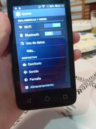 Teléfono Móvil Negro