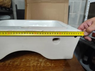 Lavabo de baño porcelana blanco nuevo
