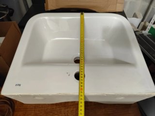 Lavabo de baño porcelana blanco nuevo