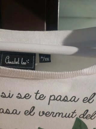 Camiseta Hora del Vermut Talla XL-XXL deAnnabellee