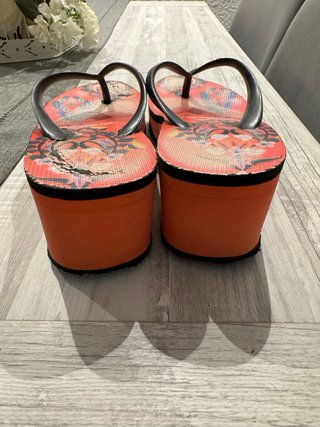 Chanclas Desigual cuña talla 38