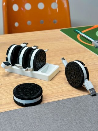 Organizador Cables Oreo + Soporte