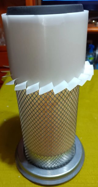 Filtro para vehículos agrícolas y retroexcavadora